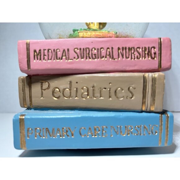 Music Box Snow Globe Nursing Gift Pediatrics Surgical Primary Care - Picture 3 of 7